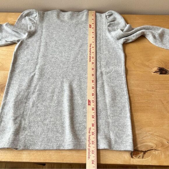 J MCLAUGHLIN WYNN CASHMERE SWEATER NWOT XS GRAY PUFF SLEEVE LUXURY MINIMALIST - Picture 9 of 12